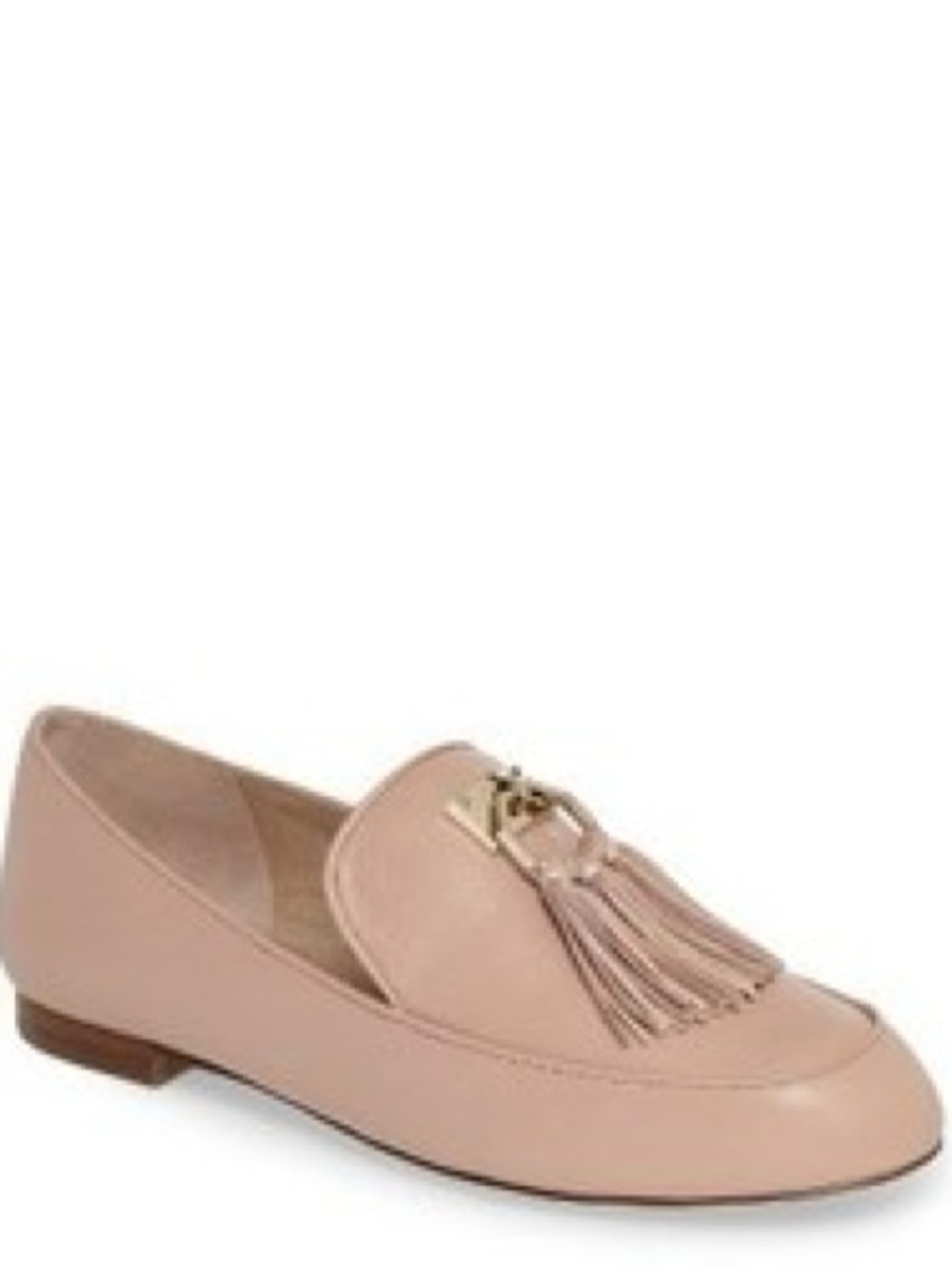 Louise et Cie Faru Leather Loafers w/ Tassels Pink 6.5